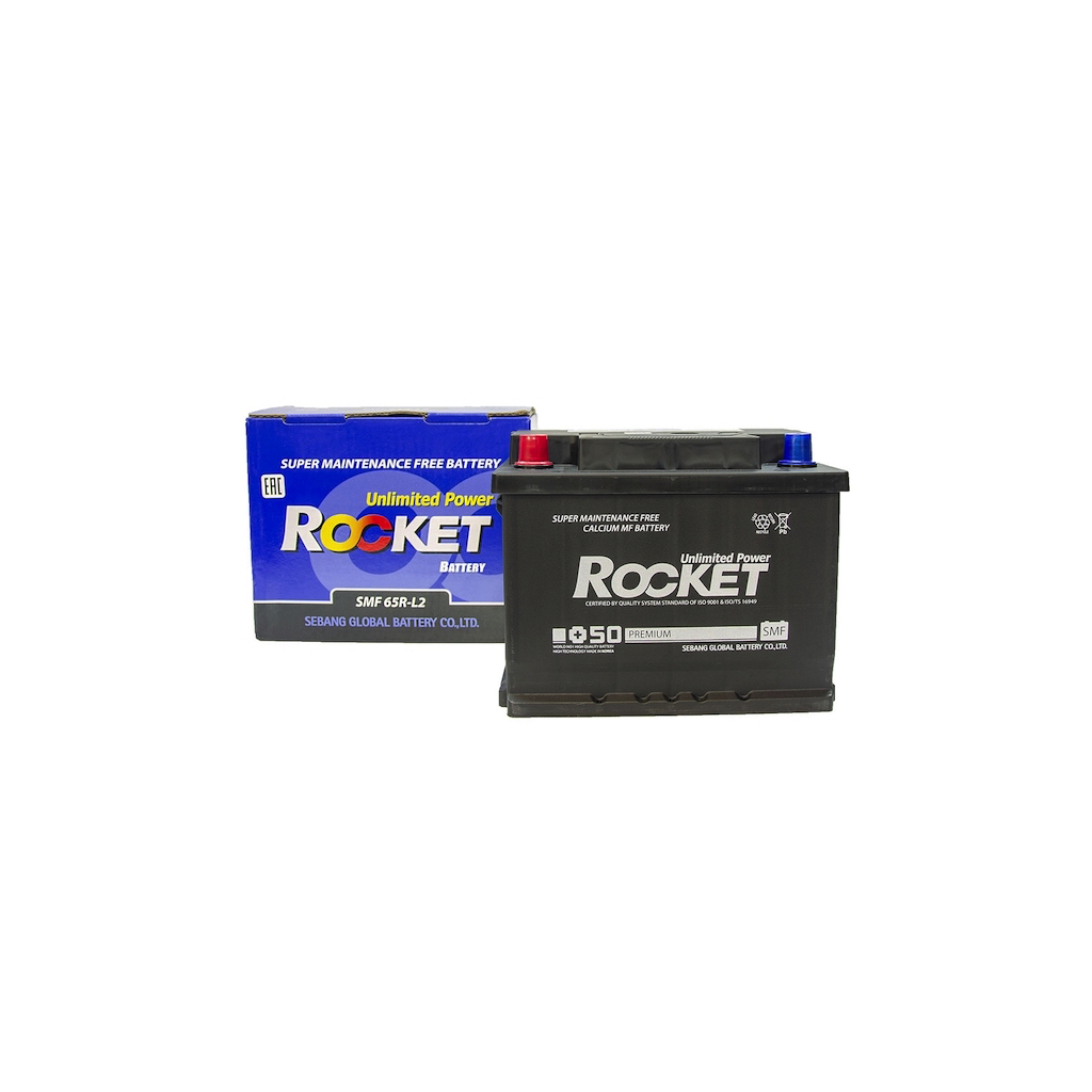 Акумулятор автомобільний ROCKET 65Ah (SMF 65R-L2) - зображення 1