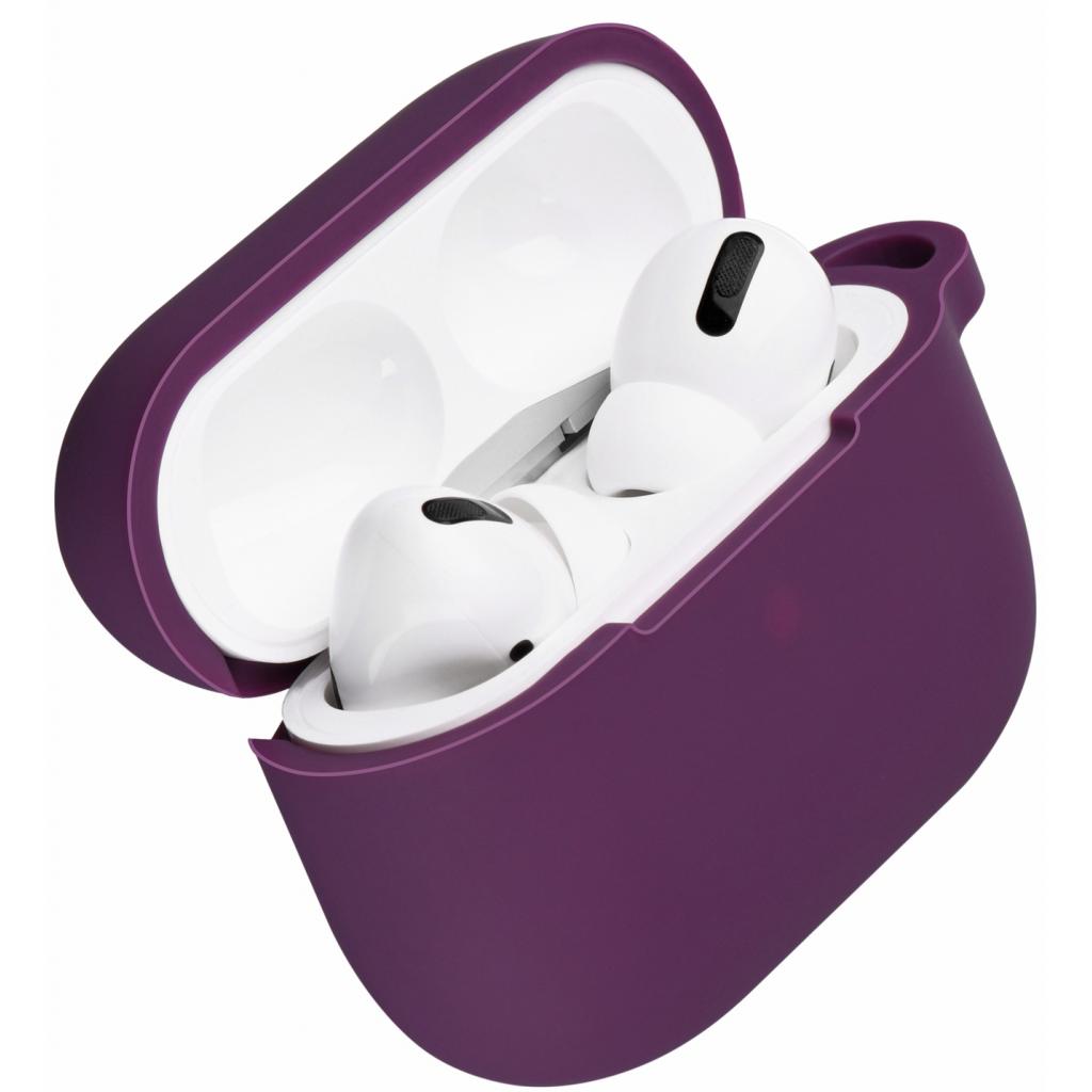 Чохол для навушників 2E для Apple AirPods Pro Pure Color Silicone 2.5 мм Marsala (2E-PODSPR-IBPCS-2.5-M) - зображення 2