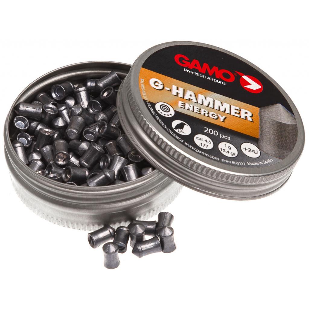 Пульки Gamo G-Hammer 200 шт. кал. 4,5 (6322822) - зображення 1