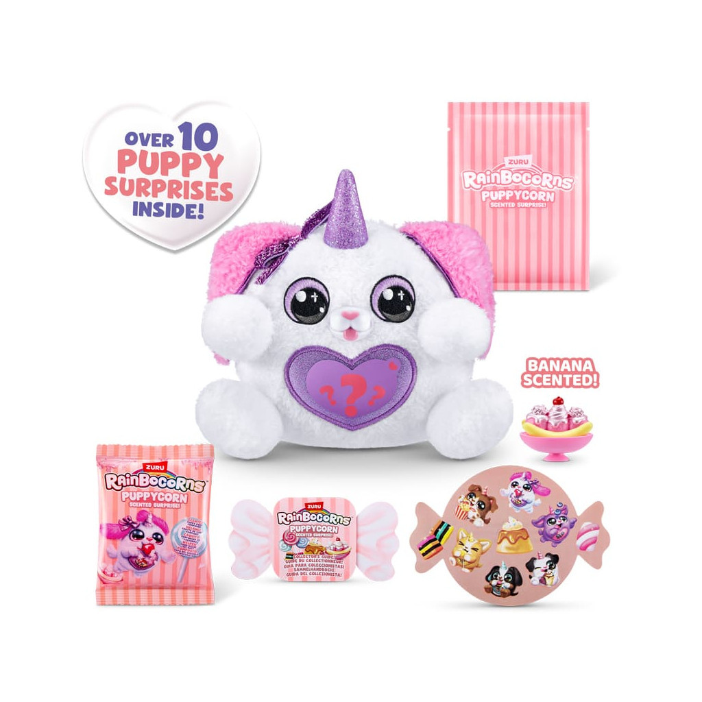 М'яка іграшка Rainbocorns сюрприз B серія Puppycorn Scent Surprise (9298B) - зображення 4