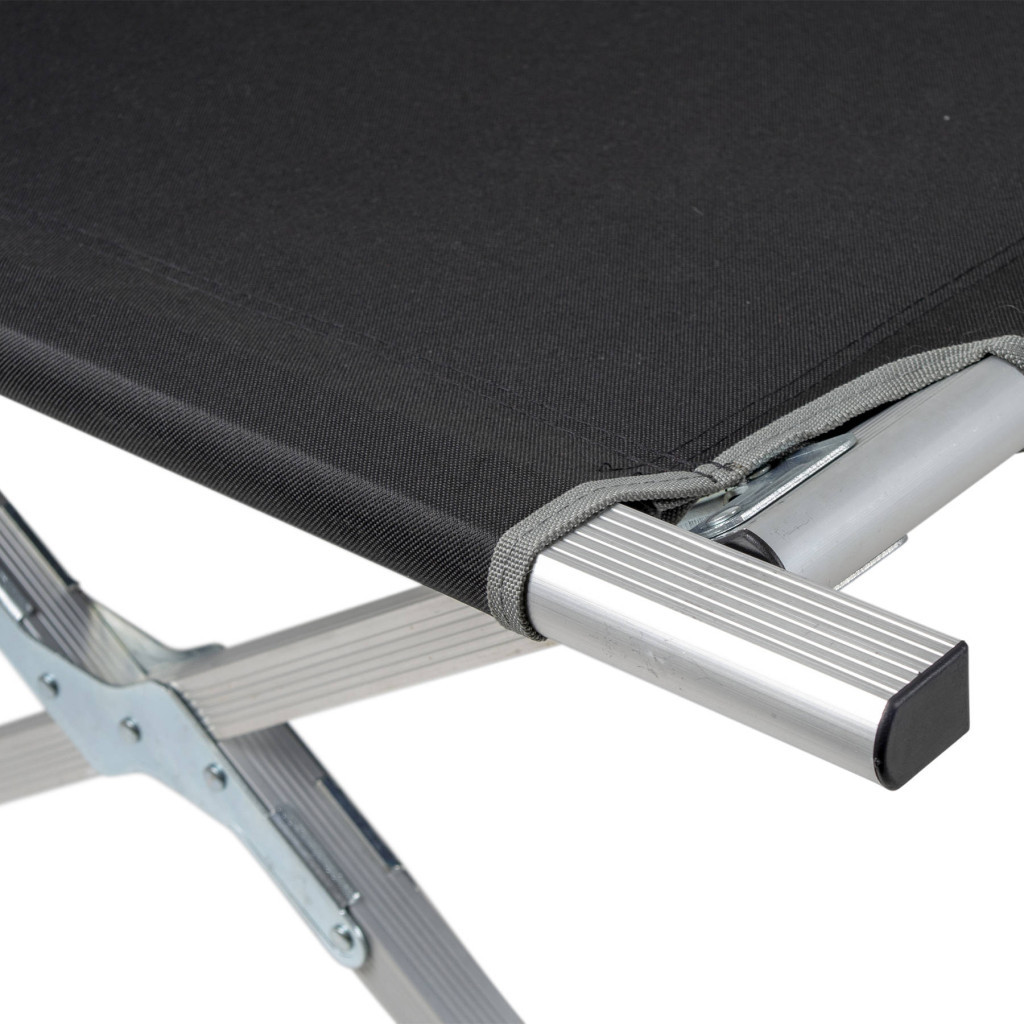 Розкладачка Bo-Camp Single XL Чорна (1304488) - зображення 9