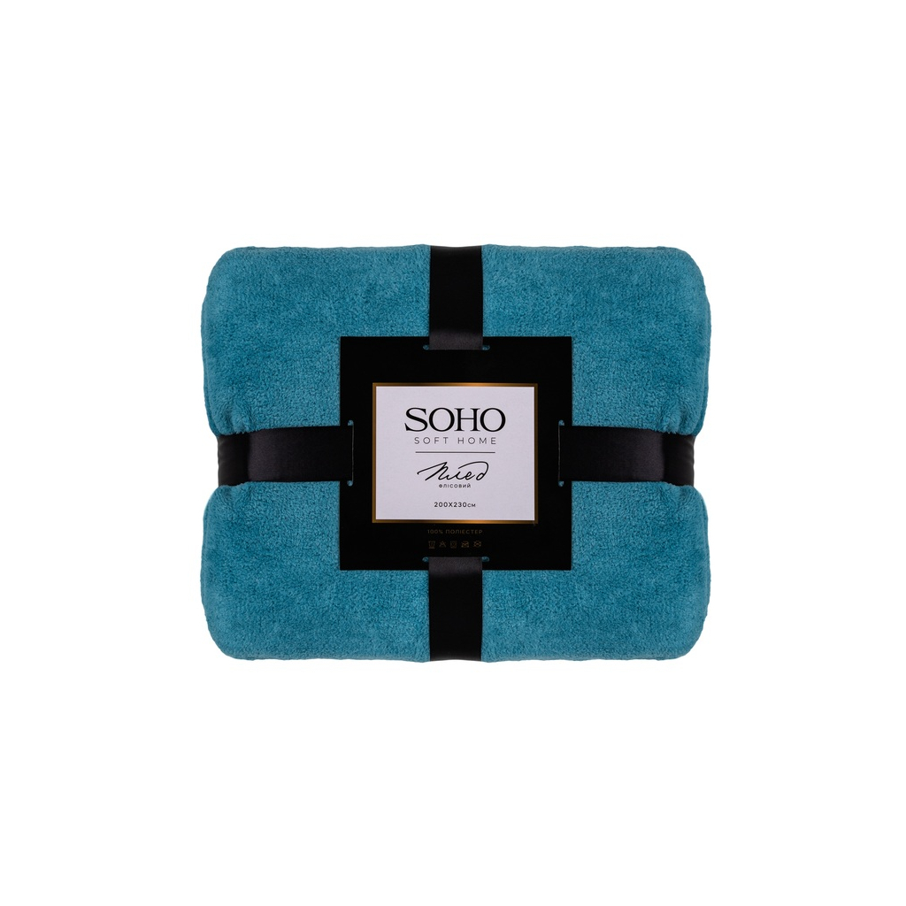 Плед Soho флісовий 200x230 см Pattern blue (1005К) - зображення 1