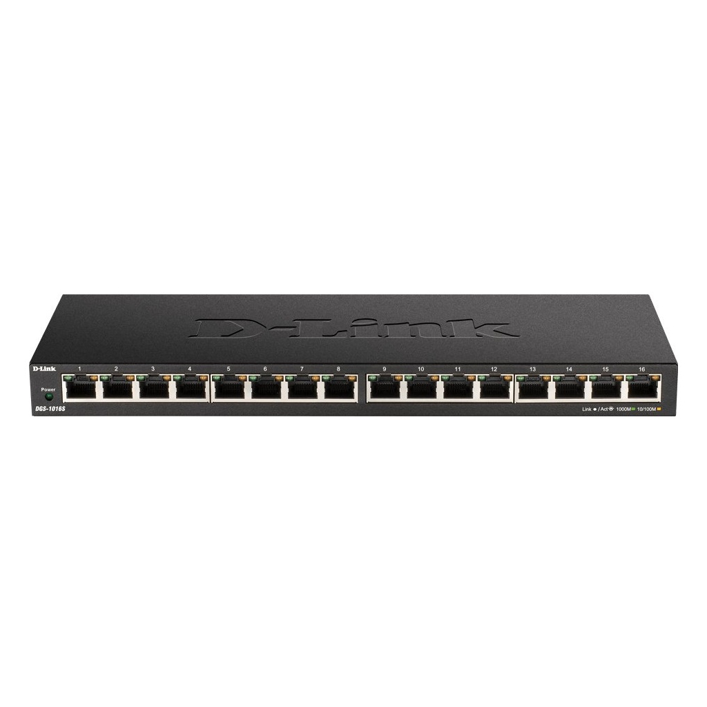 Комутатор мережевий D-Link DGS-1016S/E - зображення 1