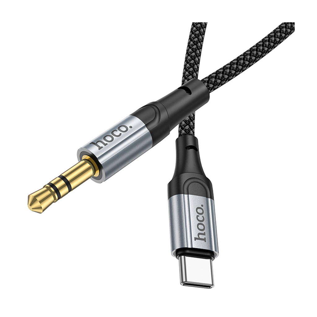 Кабель мультимедійний USB-C to 3.5mm M 1.0m Black HOCO (6942007608824) - зображення 4