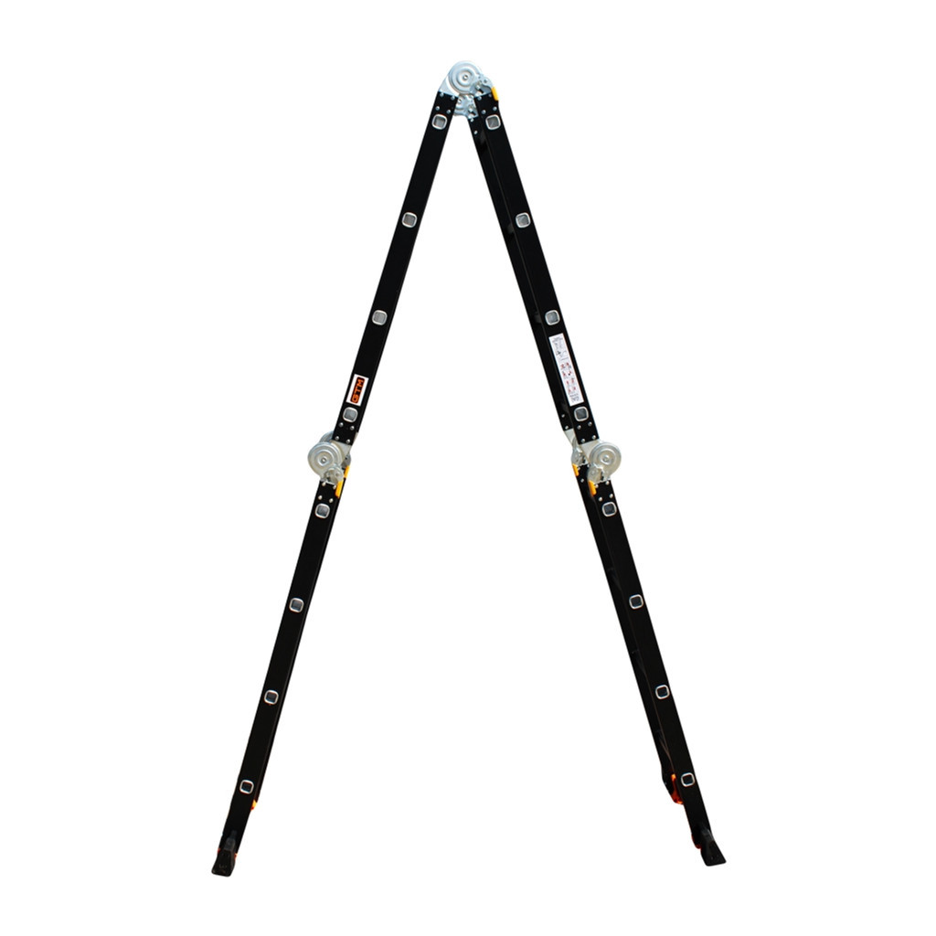 Драбина GTM трансформер 4*4сх. 1,17-4,6м анодований алюміній (KMP404A) - зображення 3