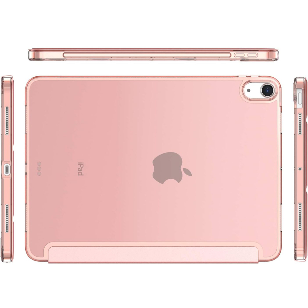 Чохол до планшета BeCover Tri Fold Hard Apple iPad Air 4/5 2020/2022 10.9" Pink (709664) - зображення 2
