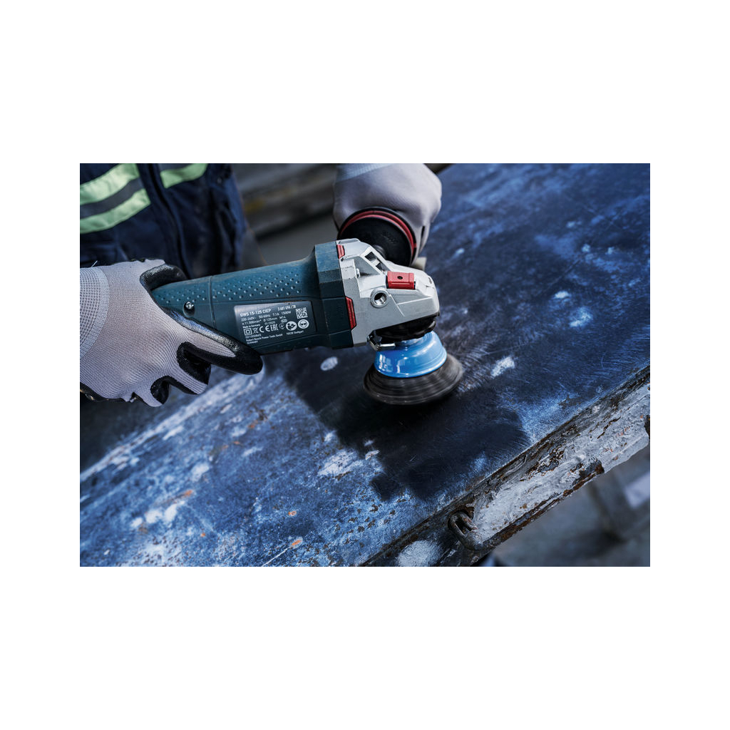 Щітка для електроінструменту Bosch Professional чашкова, сталь, 75мм, 0.5мм, M14 (1.608.622.029) - зображення 8