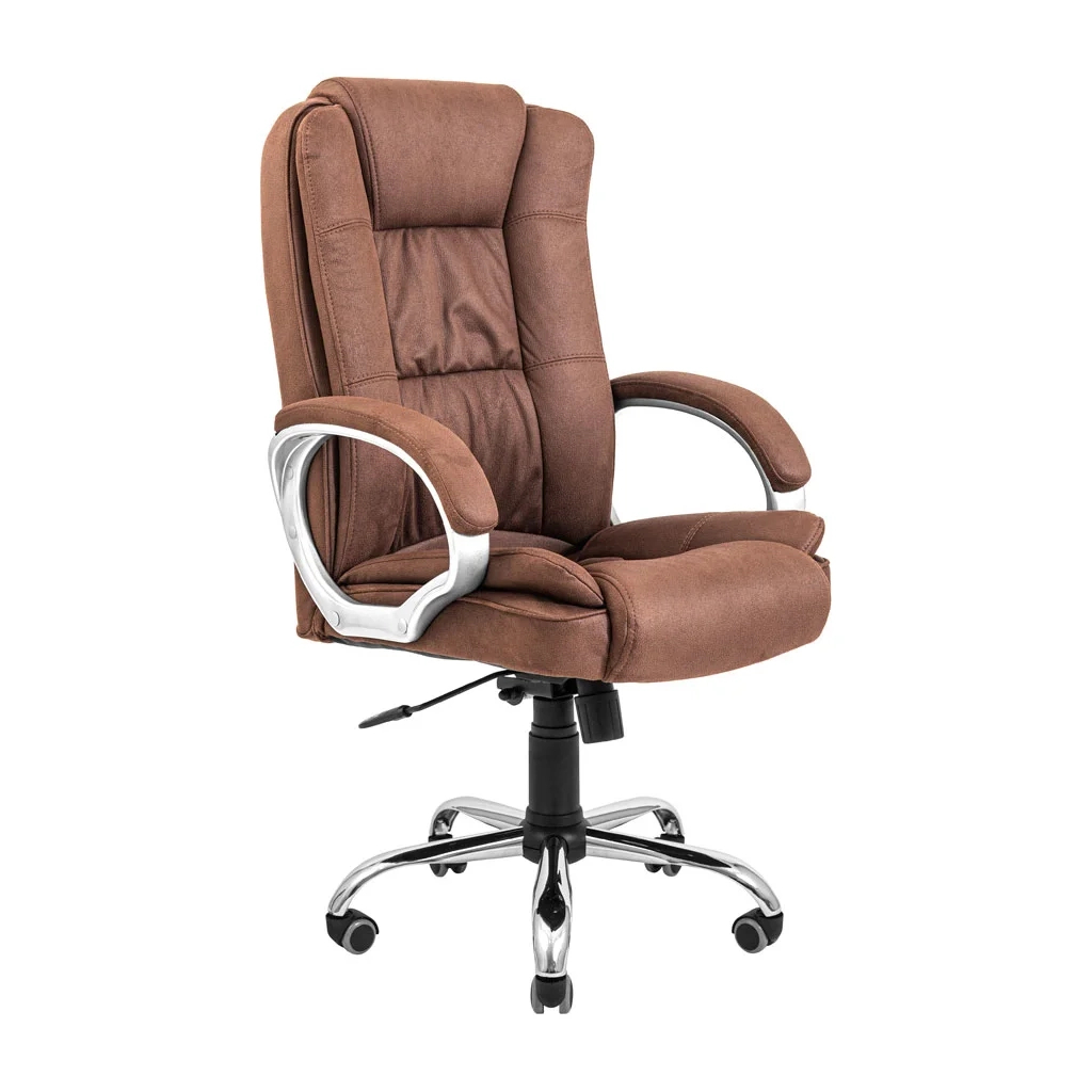 Офісне крісло Richman Каліфорнія Ю Хром П2 M-2 (Anyfix) Мустанг Кофе (R00000049579) - зображення 1