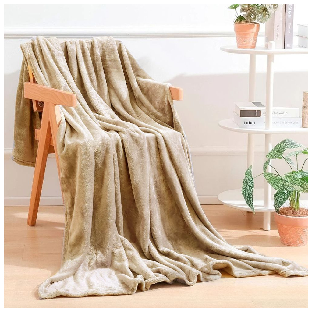 Плед Bergamo Fancy пісчано-бежевий 130 х 180 см (70030405-17) - изображение 6