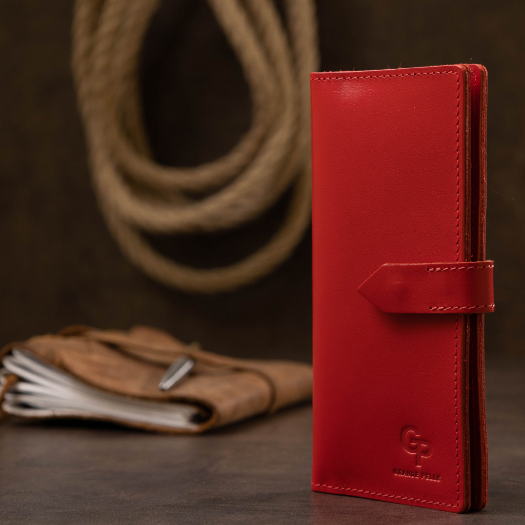 Гаманець Grande Pelle Червоний (11516) - зображення 8