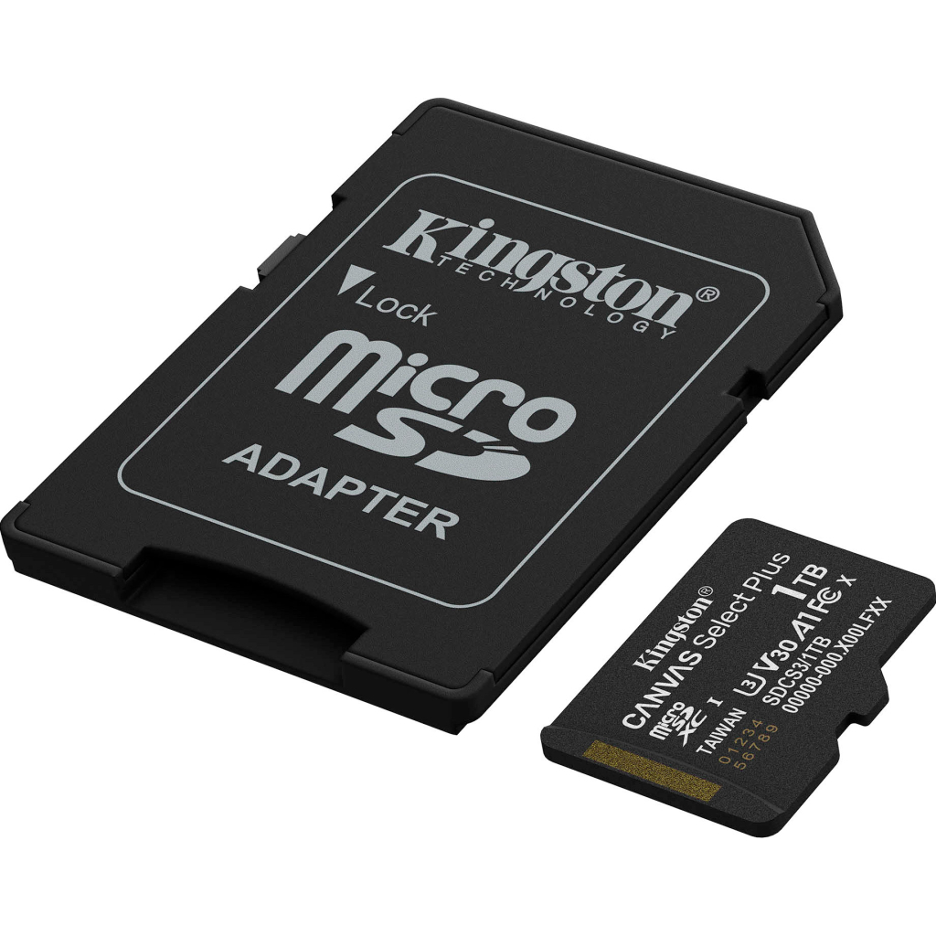 Карта пам'яті Kingston 1TB microSDXC class 10 UHS-I U3 V30 A1 Canvas Select Plus (SDCS3/1TB) - зображення 2