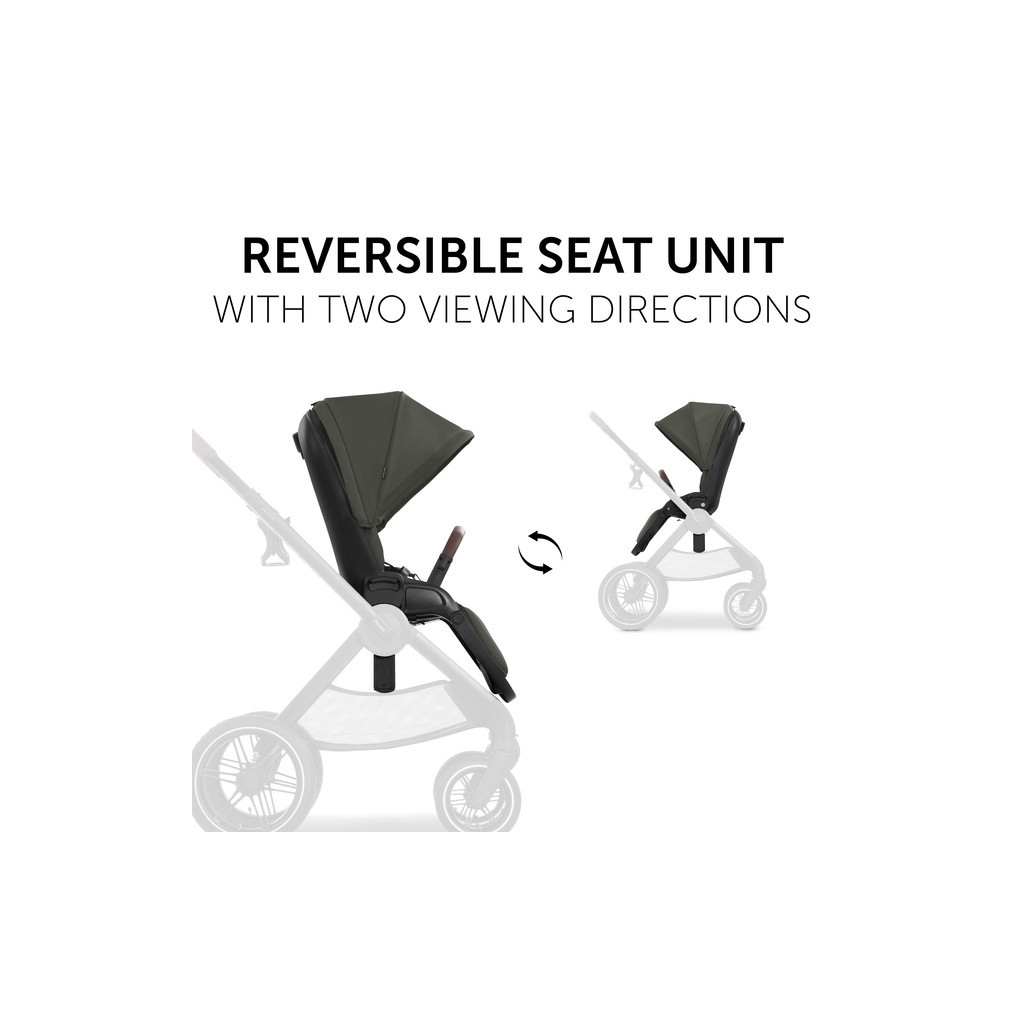 Коляска Hauck 2 в 1 Walk N Care Air (Dark Olive) (16549-2) - зображення 8