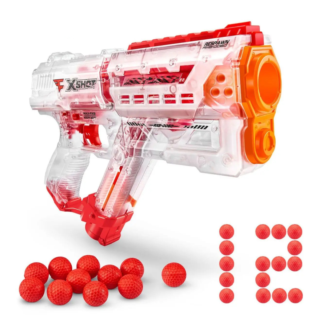 Іграшкова зброя Zuru X-Shot Швидкострільний бластер Chaos FAZE Respawn (12 кульок) (36499) - зображення 1