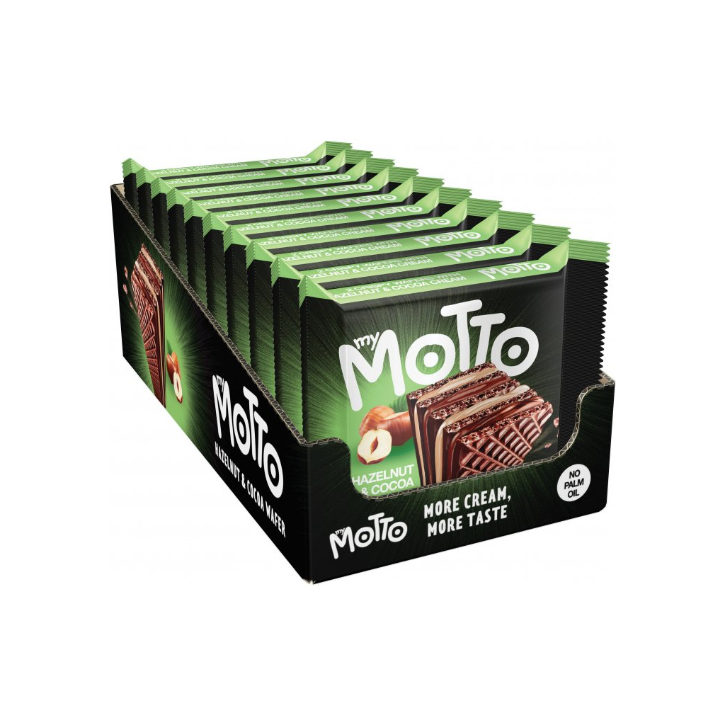 Вафлі MyMotto Горіх і какао 34 г (3800205876861) - зображення 2