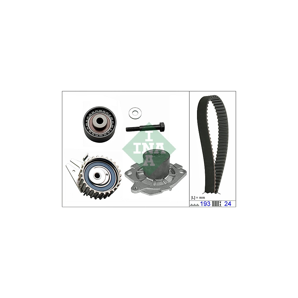 Комплект ременя ГРМ з помпой INA 530 0623 30 - зображення 1