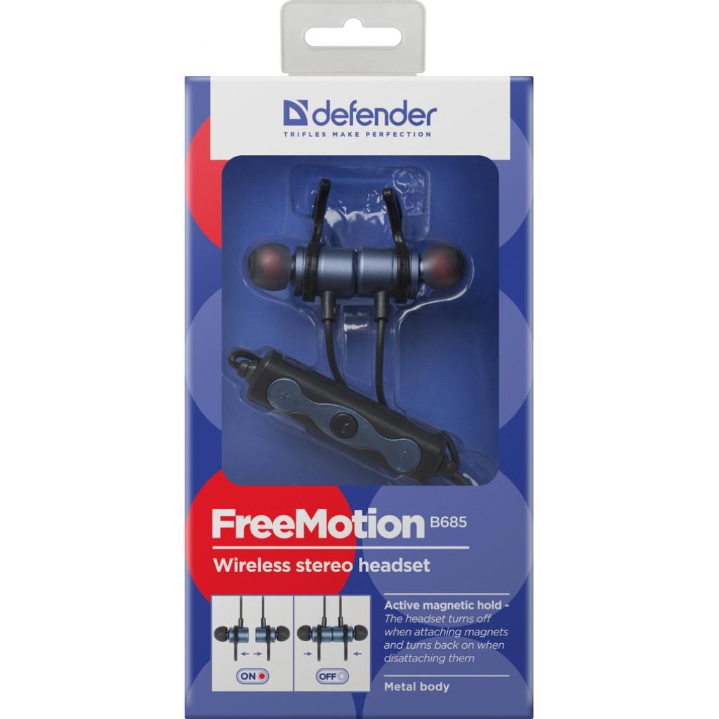 Навушники Defender FreeMotion B685 Metallic Blue (63685) - зображення 8