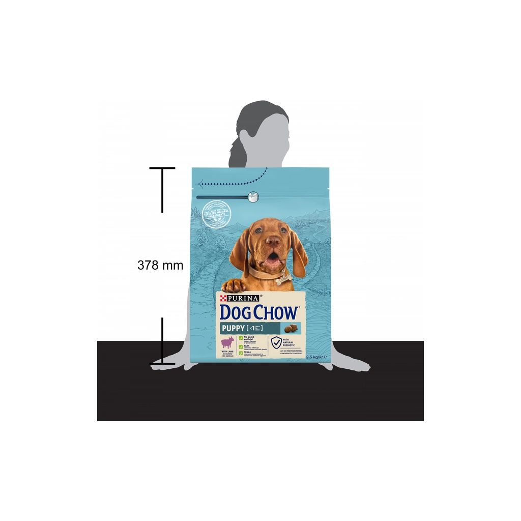 Сухий корм для собак Purina Dog Chow Puppy Lamb зі смаком ягняти 2.5 кг (7613034488657) - зображення 5