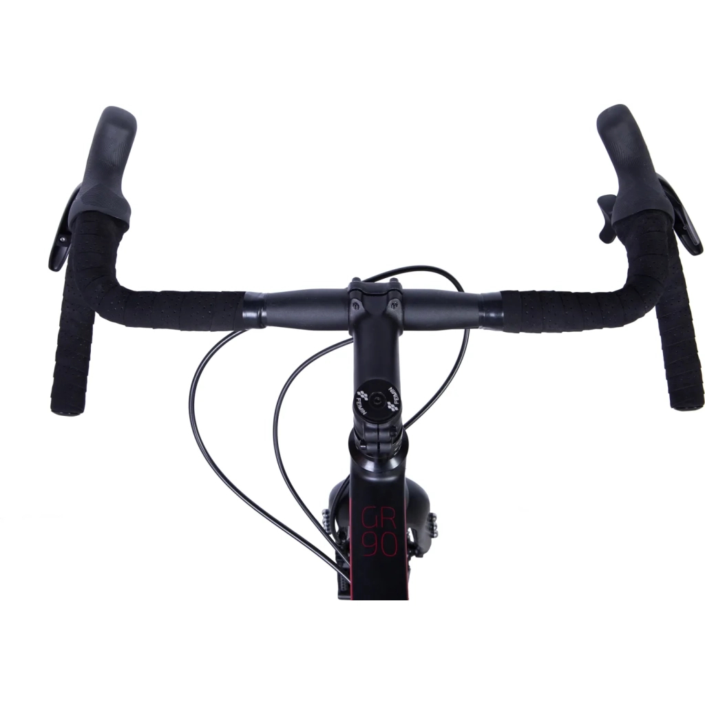 Велосипед Leon 28" GR-90 HDD рама-M Al чорний з червоним 2024 (OPS-LN-28-054) - зображення 4