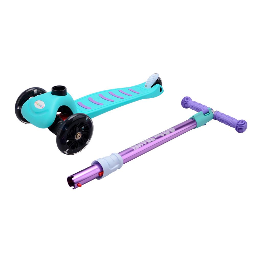 Самокат GO Travel Аква з ліловим (LS304B-AP) - зображення 3