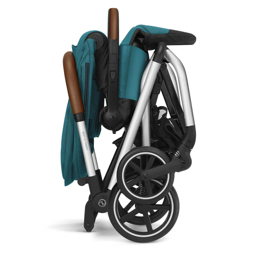 Коляска Cybex Eezy S Twist+ 2 SLV B River Blue turquoise (з бампером) (521001773) - зображення 3