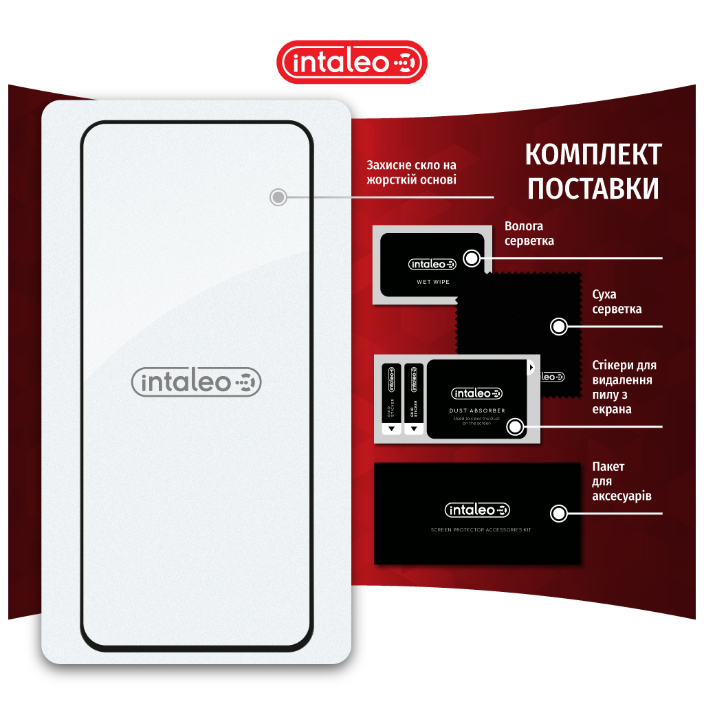 Скло захисне Intaleo Full Glue Xiaomi Poco M6 Pro Black (1283126589744) - зображення 8