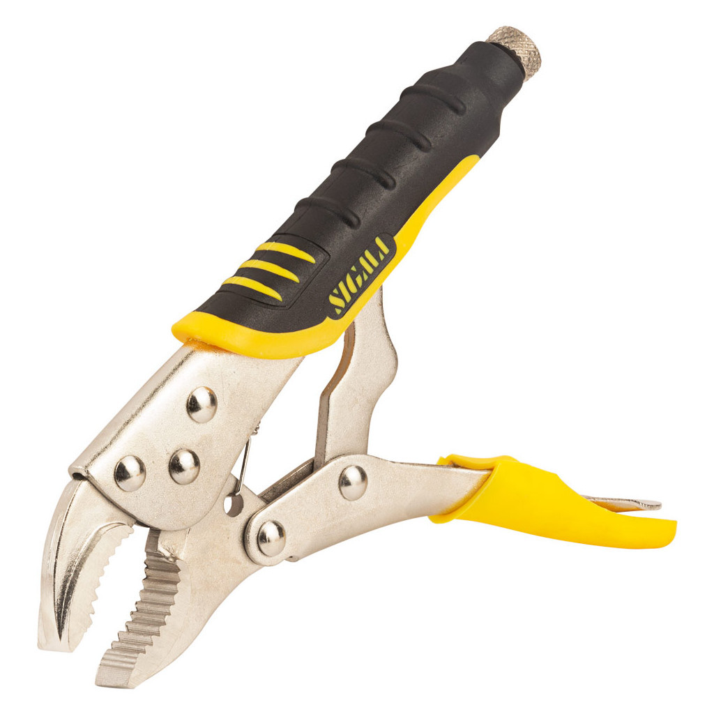 Кліщі Sigma затискні універсальні напівкруглі 180мм CrV (4340251) - зображення 5