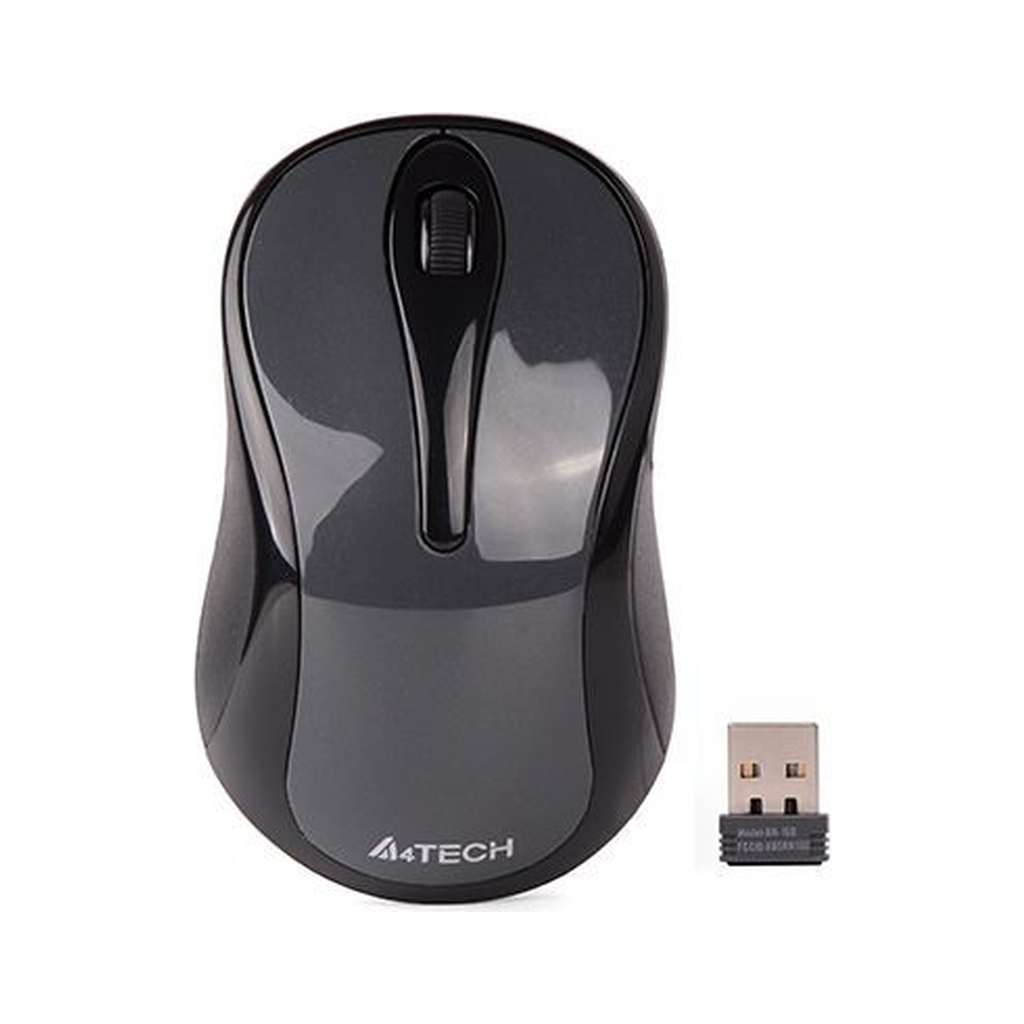 Мишка A4Tech G3-280NS Silent Wireless Glossy Grey (4711421951005) - зображення 1