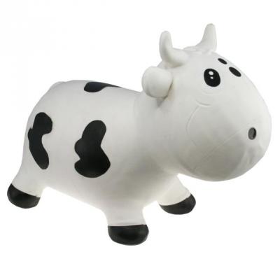 Стрибун KidzzFarm Коровка Белла бело-черная (с насосом) Milk Cow Bella (KFMC130101) - зображення 1
