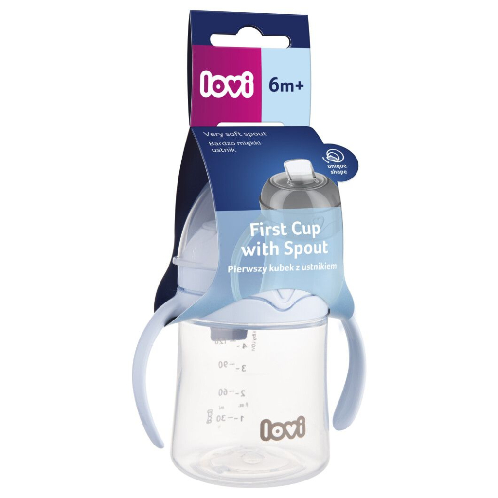 Поїльник-непроливайка Lovi 150 мл - блакитна (35/358) - зображення 3