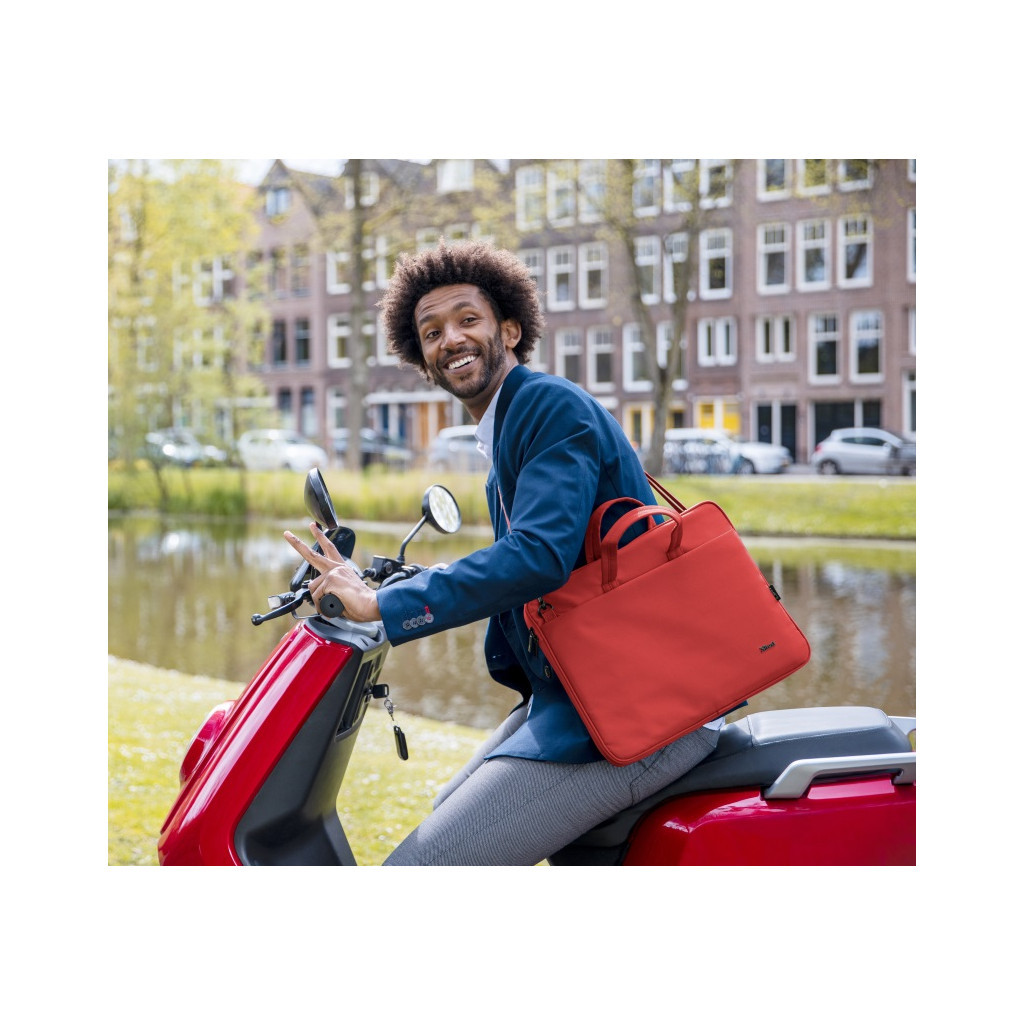 Сумка для ноутбука Trust 16" BOLOGNA ECO RED (24449) - зображення 2