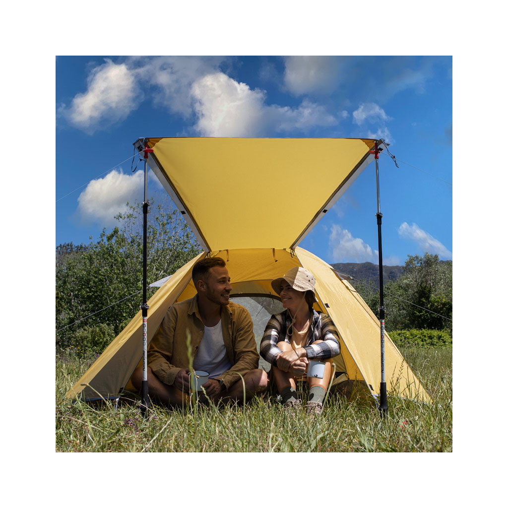 Намет Naturehike двомісний P-Series NH18Z022-P 210T/65D помаранчевий (6975641887843) - зображення 4