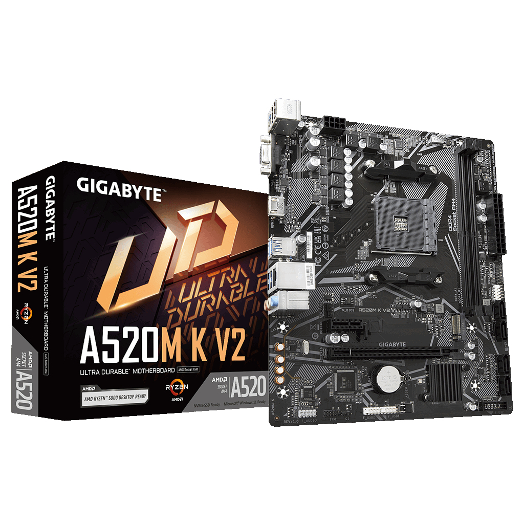 Материнська плата GIGABYTE A520M K V2 - зображення 4