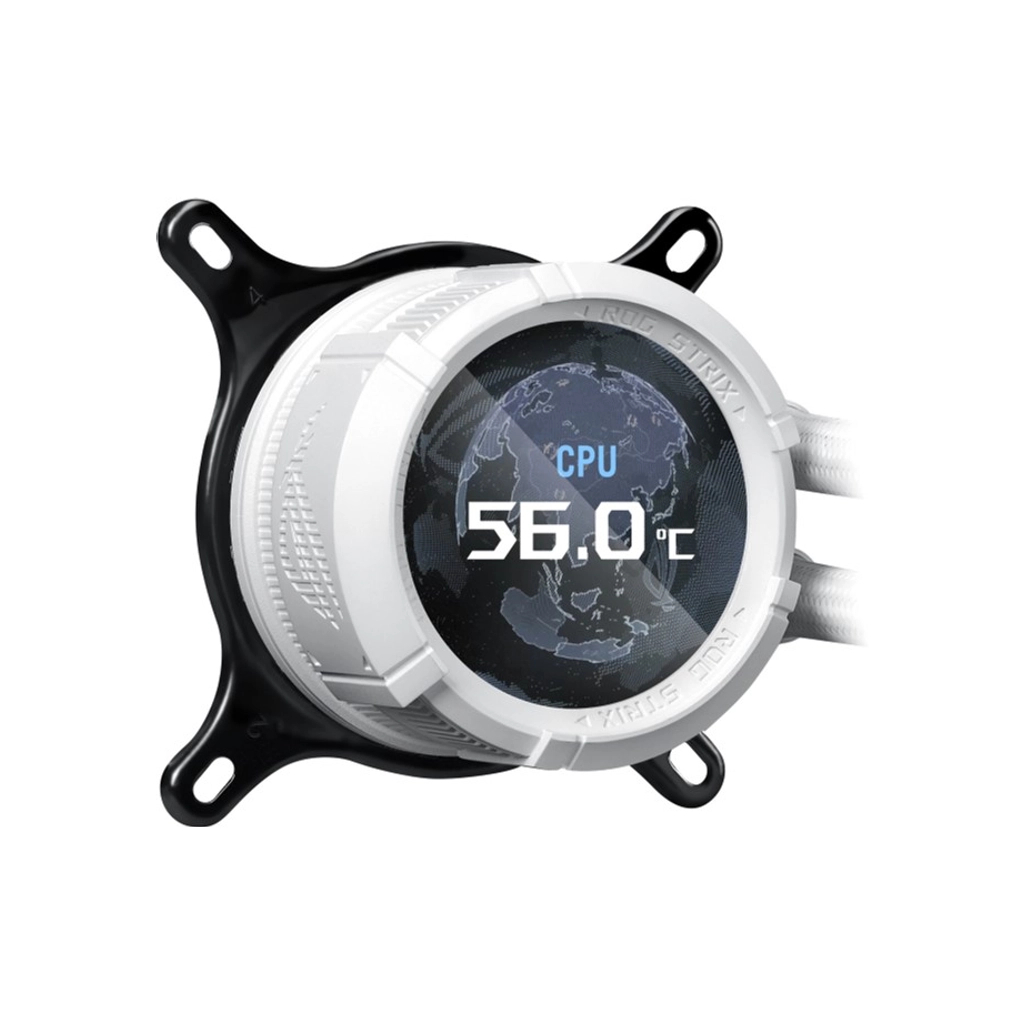 Система рідинного охолодження ASUS ROG Strix LC III 360 ARGB LCD White (90RC00W2-M0UAY0) - зображення 6