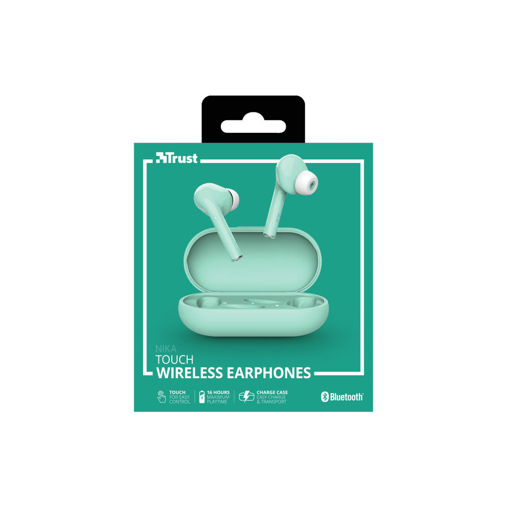 Навушники Trust Nika Touch True Wireless Mint (23703) - зображення 9