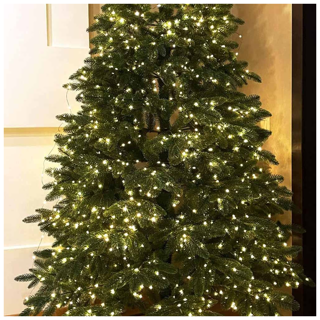 Гірлянда ColorWay Роса LED 100 10 м 8 функцій теплий колір USB (CW-G-100L10NU) - зображення 2