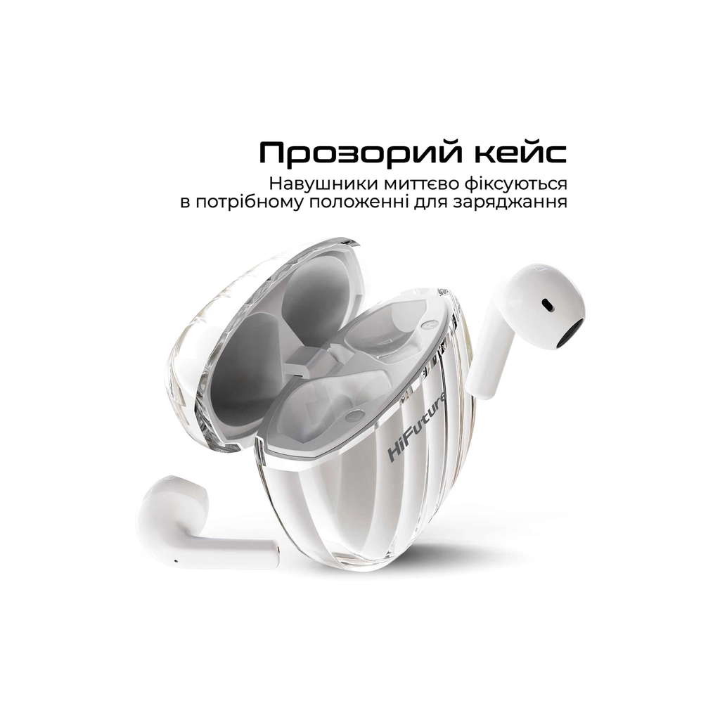 Навушники HiFuture FlyBuds3 White (flybuds3.white) - зображення 2