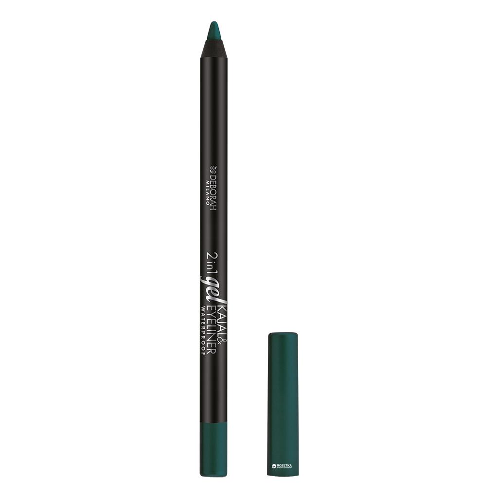 Олівець для очей Deborah 2 in 1 Kajal & Gel Eyeliner 04 (8009518223262) - зображення 1