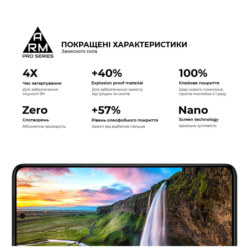 Скло захисне Armorstandart Pro Motorola G84 5G Black (ARM70890) - зображення 5