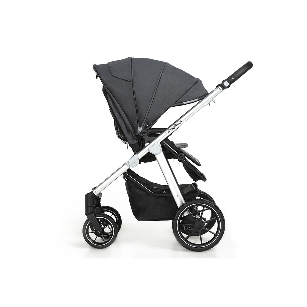 Коляска Baby Design 2 в 1 Bueno 217 Graphite (без вишивки) (203824) - зображення 6