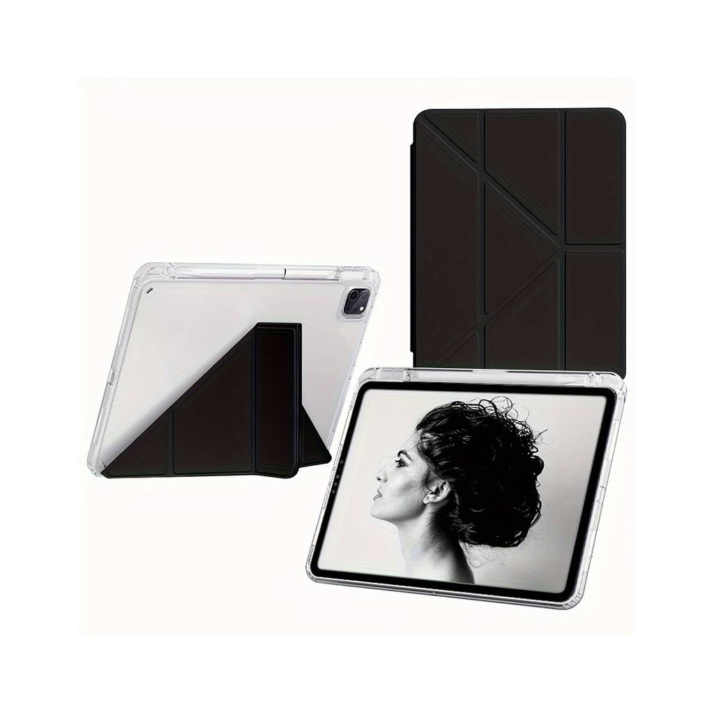 Чохол до планшета BeCover Ultra Slim Origami Transparent Apple iPad Pro 11" M4 2024 Black (711689) - зображення 3