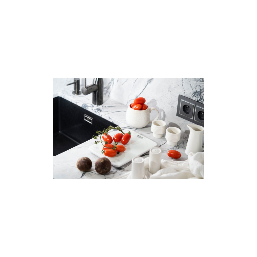Ваги кухонні Adler AD 3177 white - изображение 8