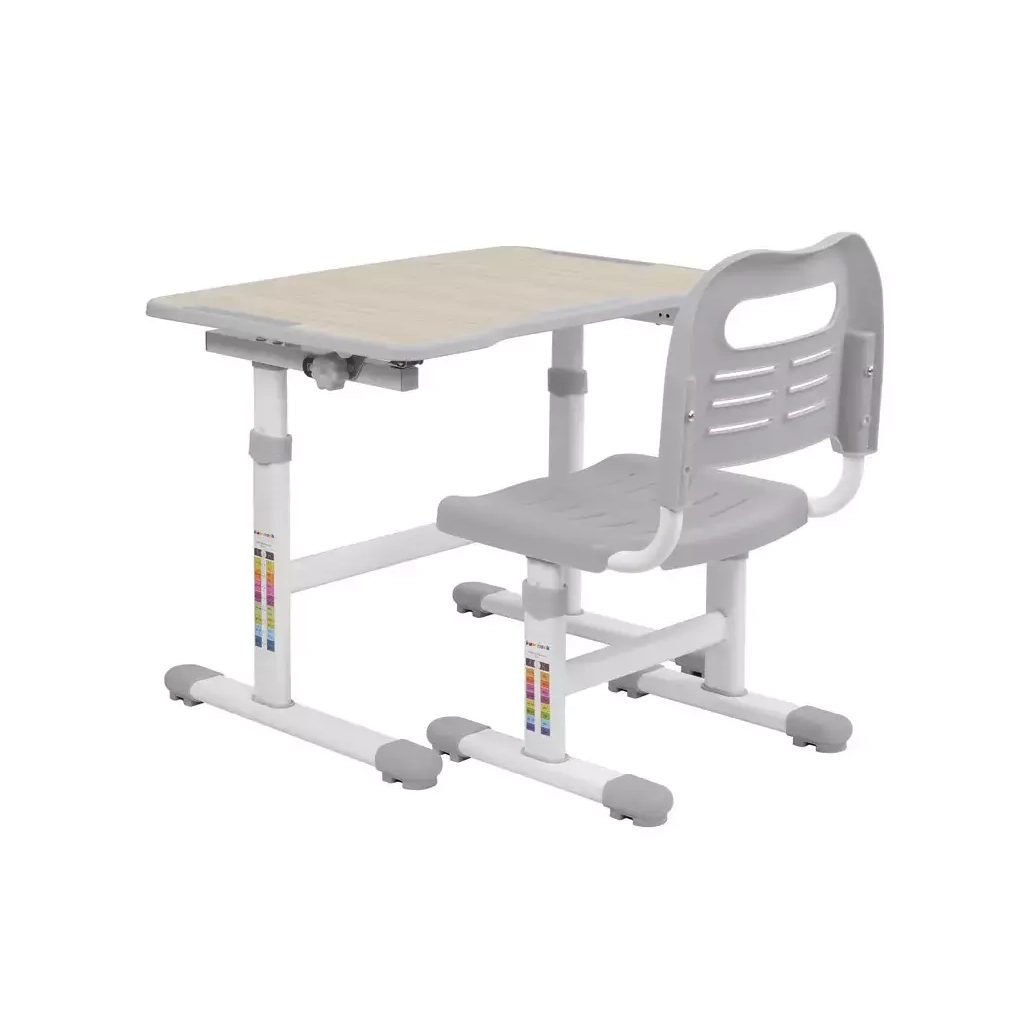 Парта зі стільцем FunDesk Piccolino Grey (211459) - зображення 2