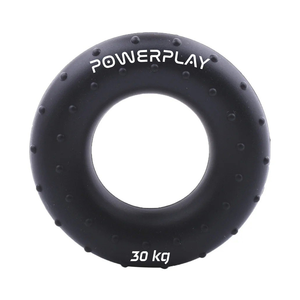 Еспандер PowerPlay PP-4338 Hand Grip Hard 30 кг Чорний (PP_4338_Black_30kg) - зображення 1