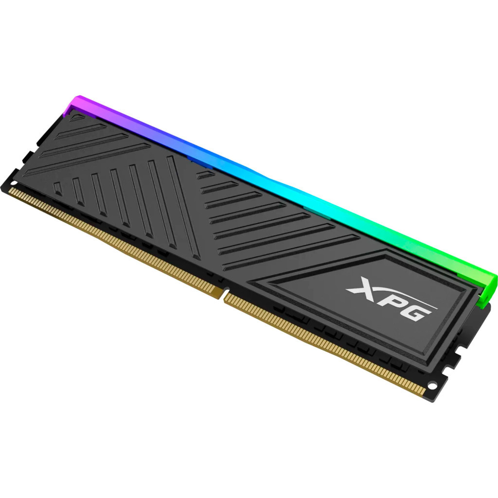 Модуль пам'яті для комп'ютера DDR4 32GB 3600 MHz XPG Spectrix D35G RGB Black ADATA (AX4U360032G18I-SBKD35G) - зображення 3