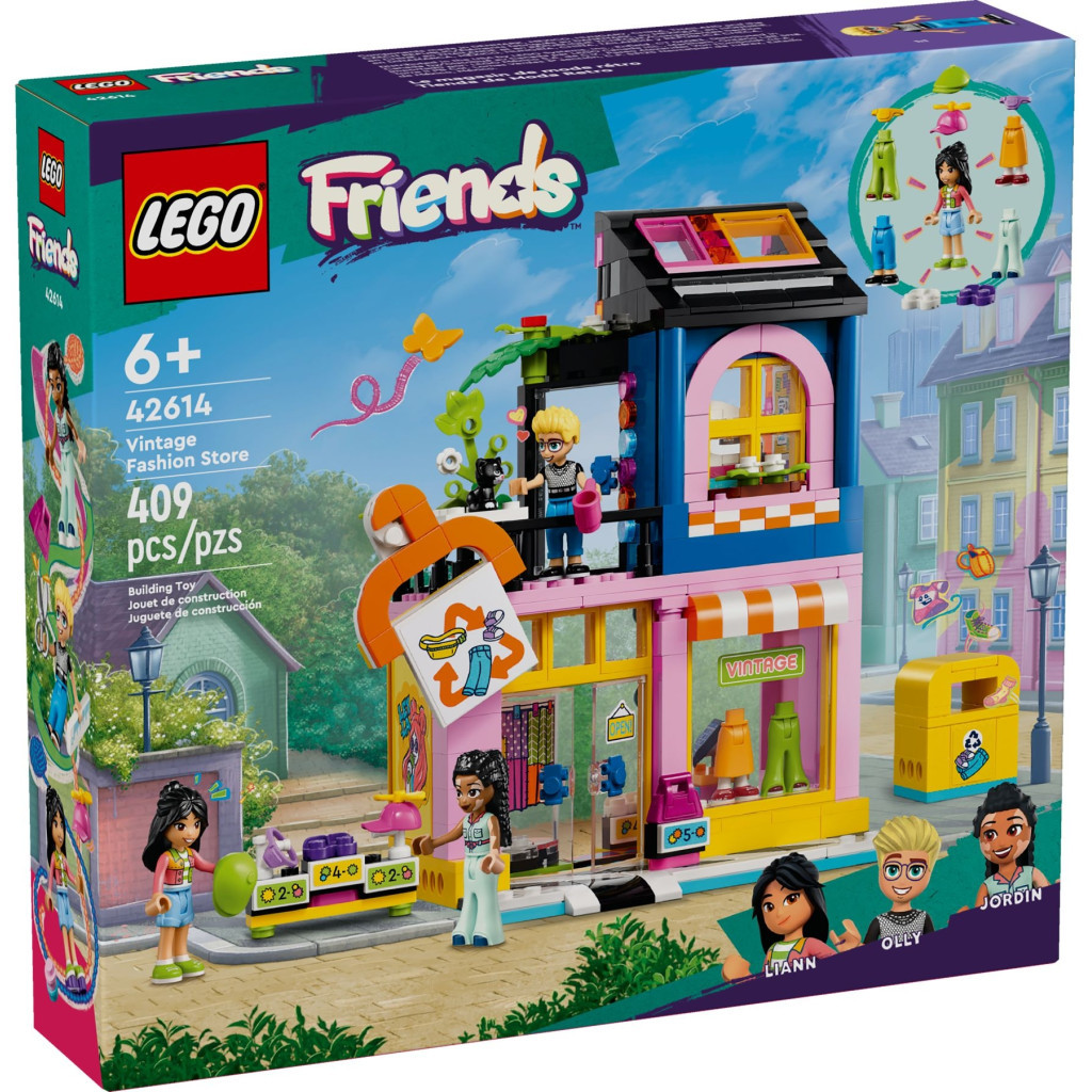 Конструктор LEGO Friends Крамниця вінтажного одягу 409 деталей (42614) - зображення 1