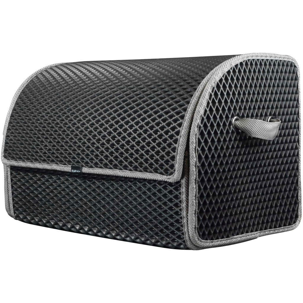 Сумка-органайзер EVAtech M-PRO 32x50x30 см. Ромб чорний з сірим кантом (BS13642OM3RBG) - зображення 5