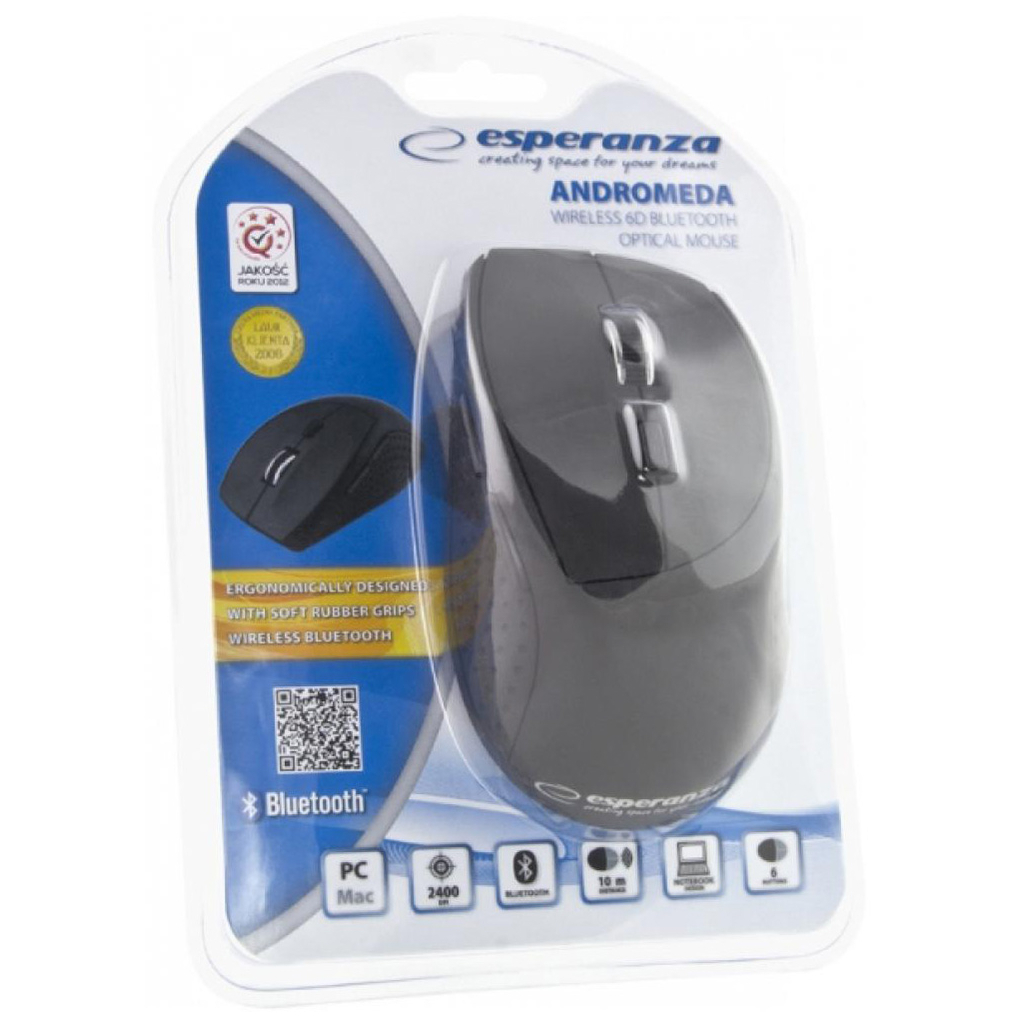 Мишка Esperanza Andromeda Bluetooth Black (EM123K) - зображення 5
