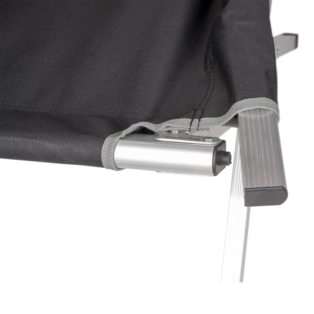 Розкладачка Bo-Camp Single XL Чорна (1304488) - зображення 8