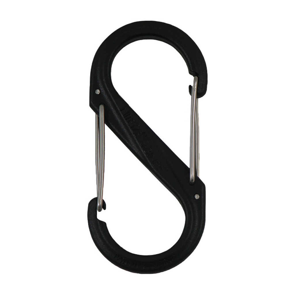 Карабін туристичний Nite ize Plastic Carb S Biner Size 10 NI796 Black (4823082709403) - зображення 1