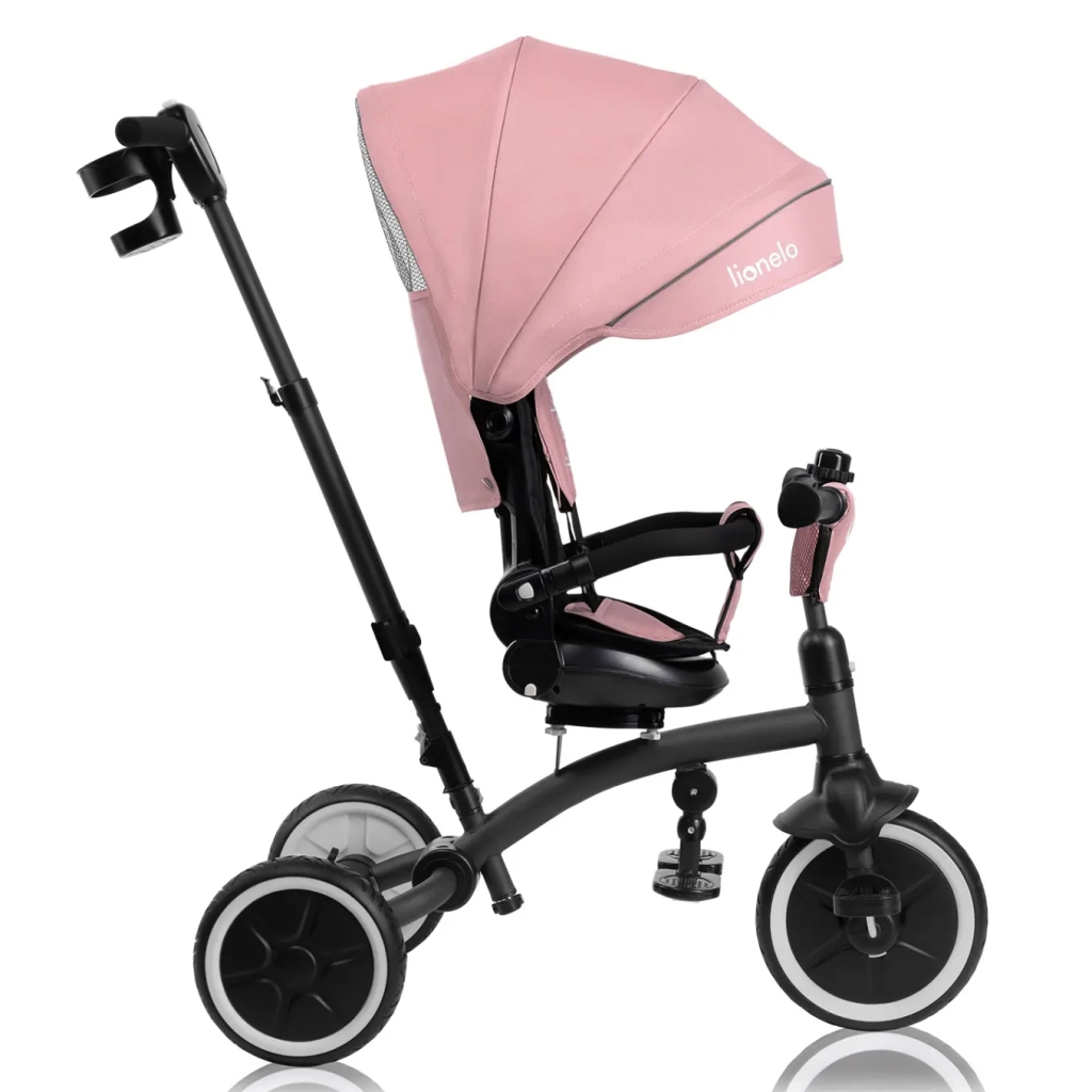 Дитячий велосипед Lionelo Tris Plus Pink Rose (LO-TRIS PLUS PINK ROSE) - зображення 4